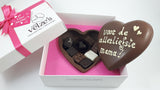 Cadeaus voor mama, chocolade hart! Van Velze's Amsterdam, gevuld chocolade hart