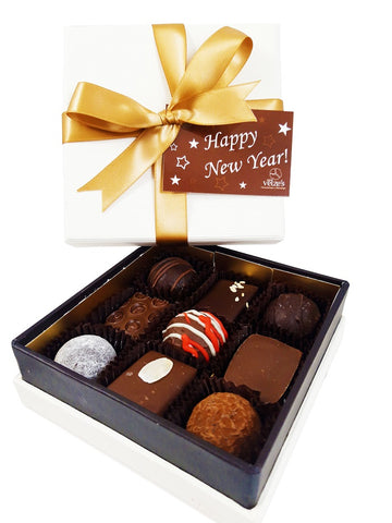 Chocolade truffels, nieuwjaar, Bonbons, chocolade truffels Amsterdam , New Year, Baileys, Champagne, Gezouten caramel Truffles